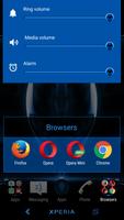 Alien Blue Xperien Theme スクリーンショット 3