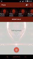 Alien Red Xperien Theme скриншот 1