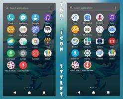 Delight Aqua XZ Theme Xperia screenshot 3