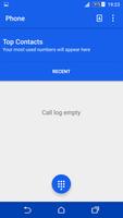 Polygons Blue Xperien Theme скриншот 1