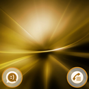 Galactic Orange Xperien Theme APK