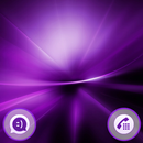 Galactic Purple Xperien Theme APK