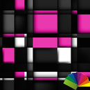 Geometrical Pink XP Theme APK