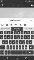 Dark Desert Night Theme Xperia ảnh chụp màn hình 1