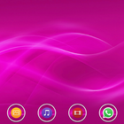 Layers Pink Xperien Theme icon