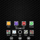 Metallic Texture Dark XZ Theme иконка