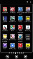 Metallic Texture Dark XZ Theme скриншот 2