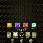 Metallic Texture Gold XZ Theme иконка