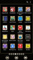 Metallic Texture Gold XZ Theme скриншот 2