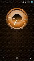 Metallic Texture Orange Theme скриншот 1