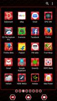 Metallic Texture Red XZ Theme скриншот 2