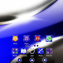 Metallic Steel Blue XZ Theme APK