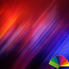 Blue Pink Abstract XZ Theme simgesi