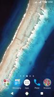 Sea Shore 2.0 Xperien XZ Theme постер
