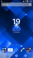 Sparkle Blue 2 Xperien Theme poster