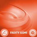 Swirls Orange XP Theme APK