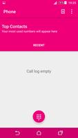 Polygons Pink Xperien Theme скриншот 1