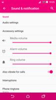 Polygons Pink Xperien Theme скриншот 2