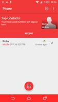 Polygons Red Xperien Theme скриншот 1