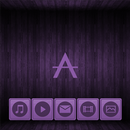 Wooden Icons Violet XZ Theme APK