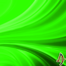Waves Green XZ Theme APK