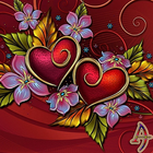 Twin Hearts Xperien Theme icône