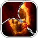 Skull Zipper Screen Lock APK