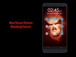 Skull Pattern Lock Screen Ekran Görüntüsü 1