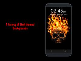 Skull Pattern Lock Screen Ekran Görüntüsü 2