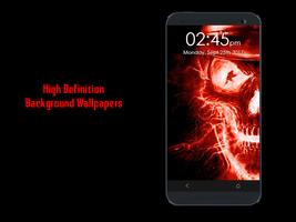Skull Pattern Lock Screen Ekran Görüntüsü 3