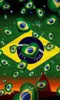 Brazil Flag ポスター