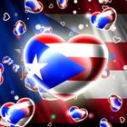 Puerto Rico Flag Love Zeichen