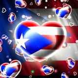 Puerto Rico Flag Love أيقونة