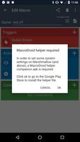 Settings Helper for MacroDroid постер