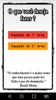 Equação de 1º e 2º Grau Affiche