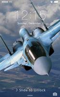 Fighter Aircraft ScreenLocker Affiche