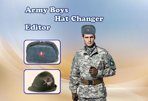Army Cap Photo Editor Affiche