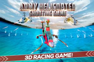 Army Helicopter Shooting Game plakat