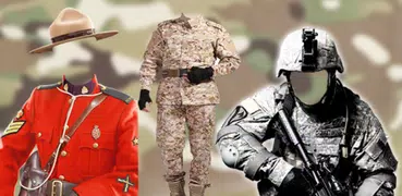 西裝的軍隊，照片編輯器