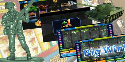 Green Army Men War of Slots : Video Slot Machines screenshot 1