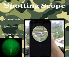 Spotting Scope الملصق