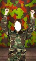 Armee Anzug Foto-Editor Plakat