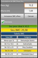 پوستر Calculadora IMC/Peso ideal Pro