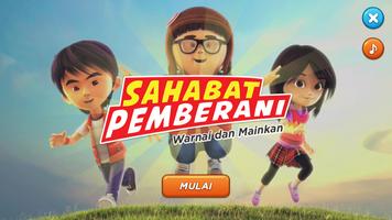 Poster Sahabat Pemberani, Warnai Main