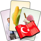 فلش کارت ترکی با ۴۰۸ کارت آموزش زبان ترکی biểu tượng