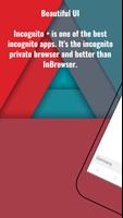 Incognito+ browser fast private anonymous Browser plakat