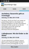 Baumberge-App اسکرین شاٹ 2