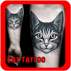 Idées de tatouage de chat icône