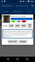 Video Downloader DailyMotion capture d'écran 1