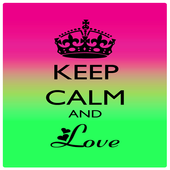 Keep Calm and Love Wallpaper icon